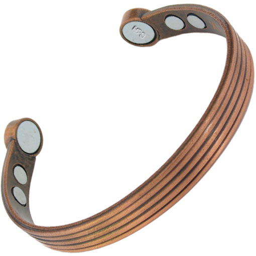 SPECIAL PURCHASE Copper Matt Tone Super Strength Magnetic Bangle